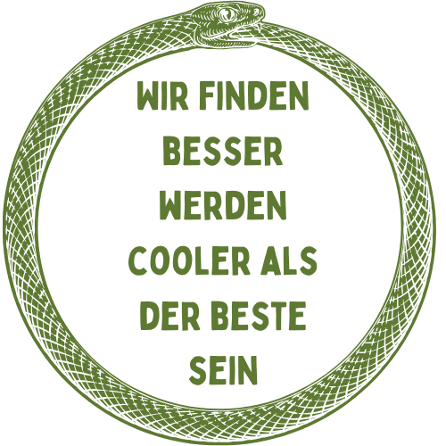 Wir finden besser werden cooler als der beste sein